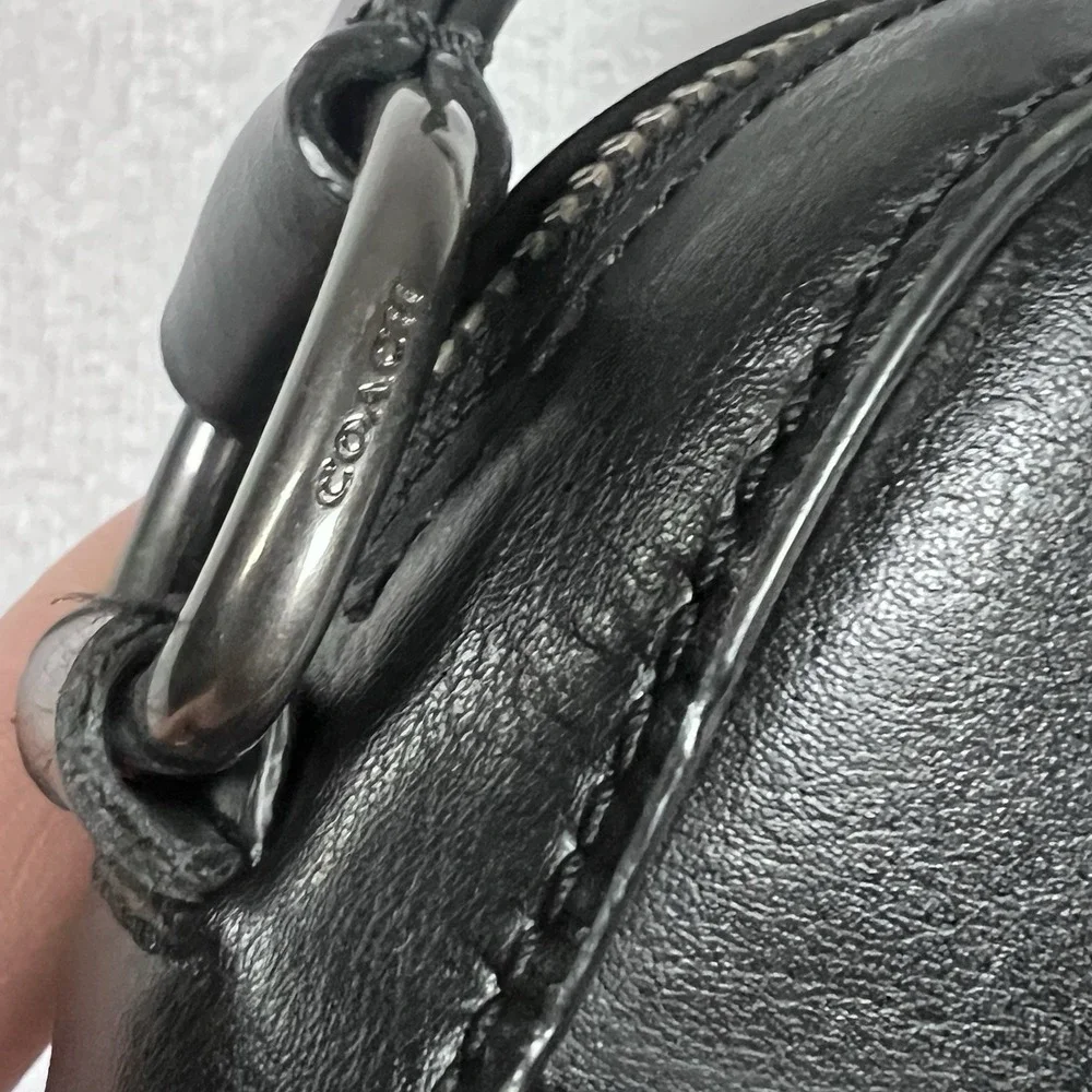 Coach F37609 Crossbody‎ Nylon Black Leather Mens Travel Work Bag